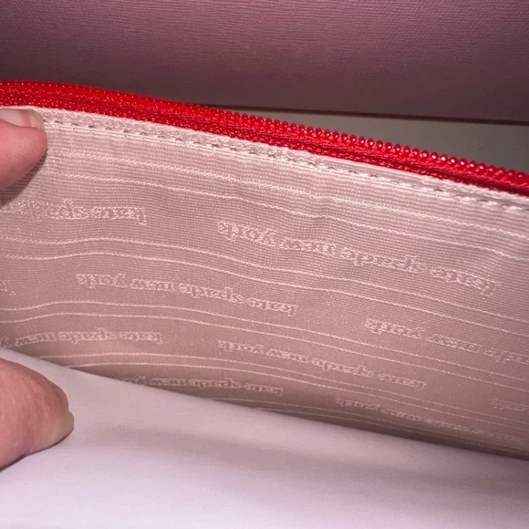 Kate Spade Pink Tote Bag with detachable clutch and dust bag. - Picture 9 of 11